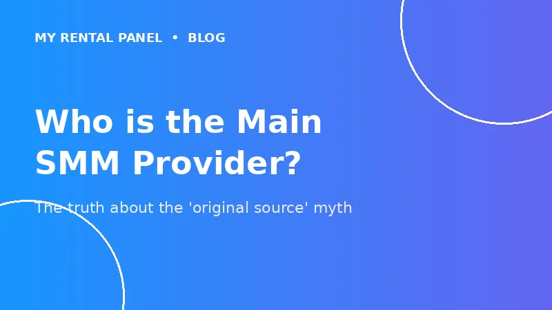 Who is the main SMM provider guide