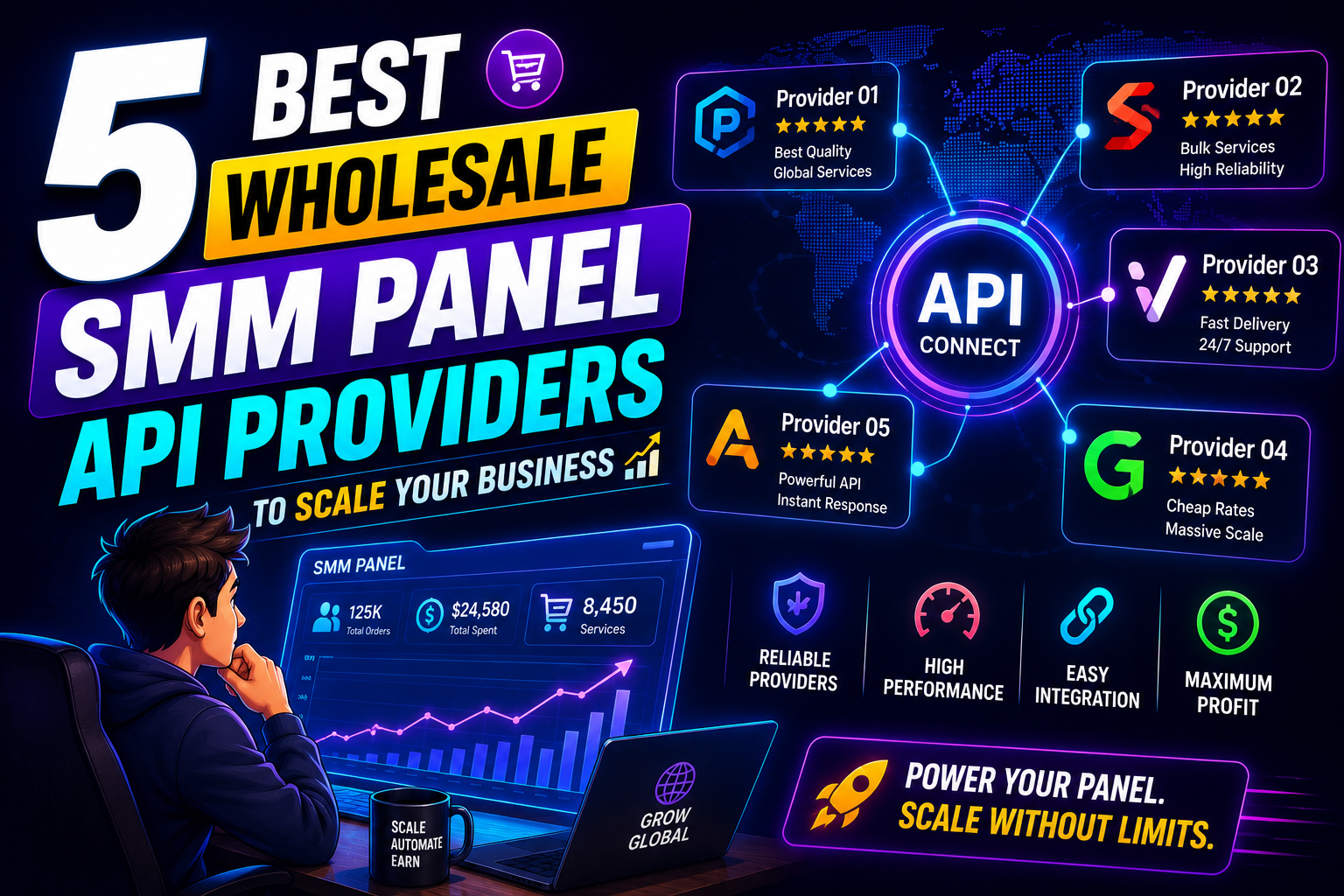 Best Wholesale SMM Panel API Providers